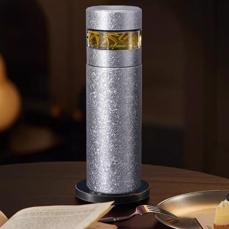 INMINDS 400ml Pure Titanium Tea Infuser Thermos