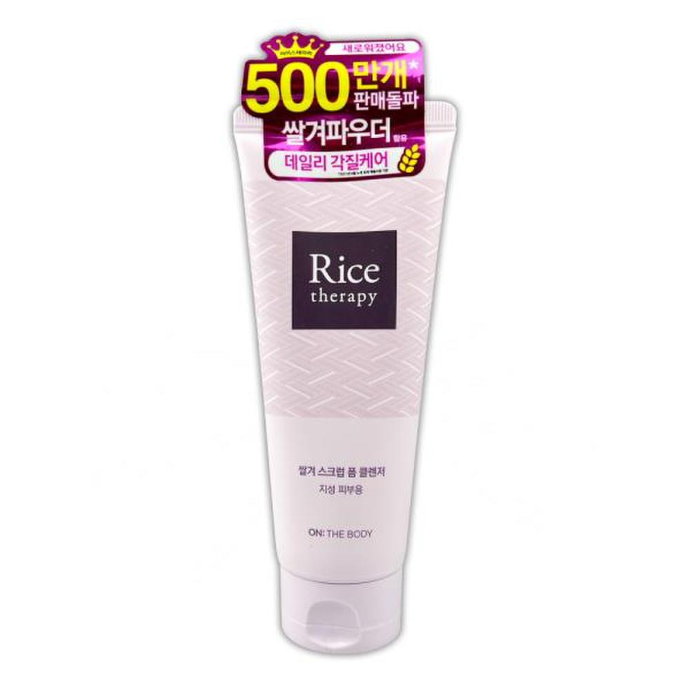 

On the body rice rice bran scrub foam cleanser 150ml