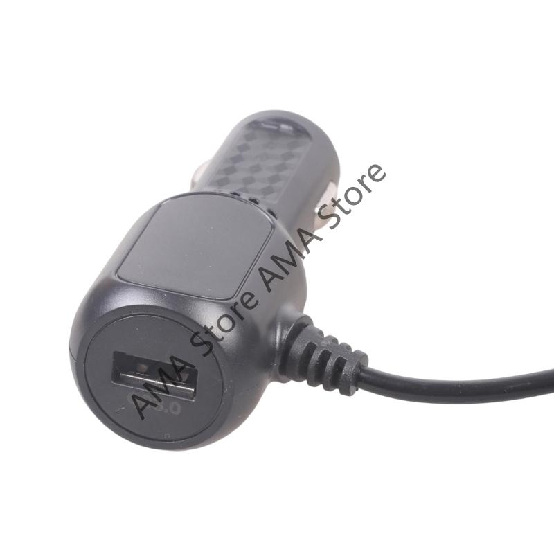 18W Car Charger USB Type C Cable For Xiaomi Samsung Huawei Cigarette Lighter USB Truck Car Charger Fast Charging Vehicle Adapter