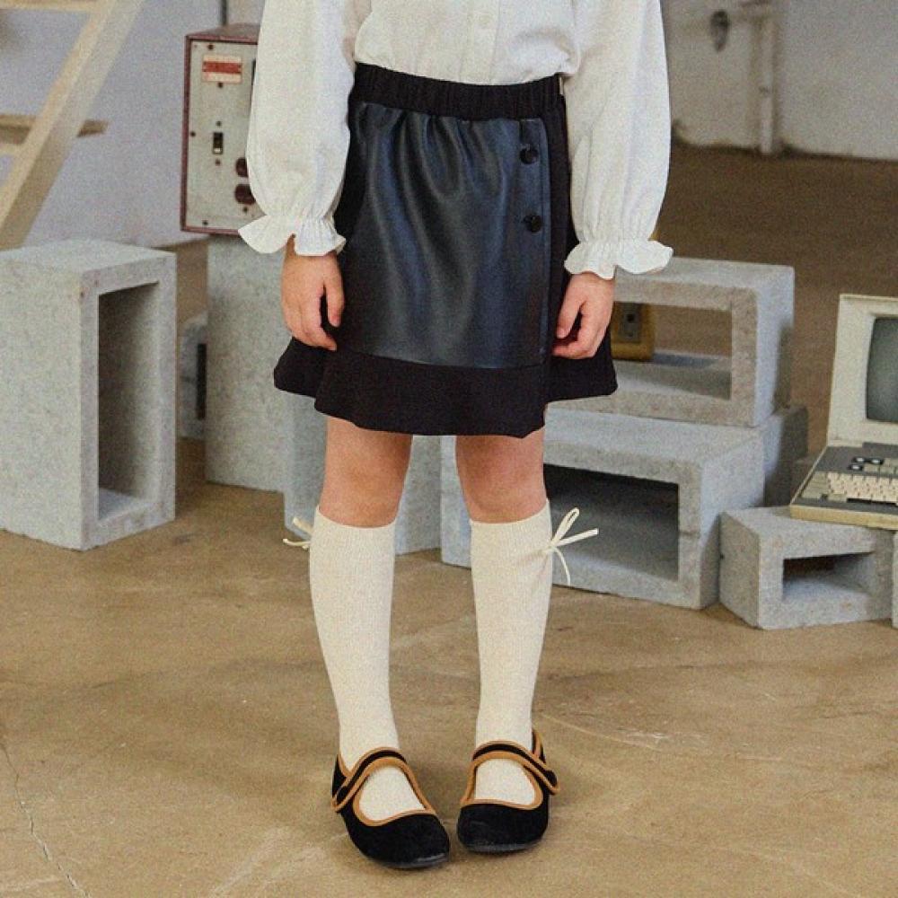 

Olivan Wrap Short Skirt Pants Black blacks/110