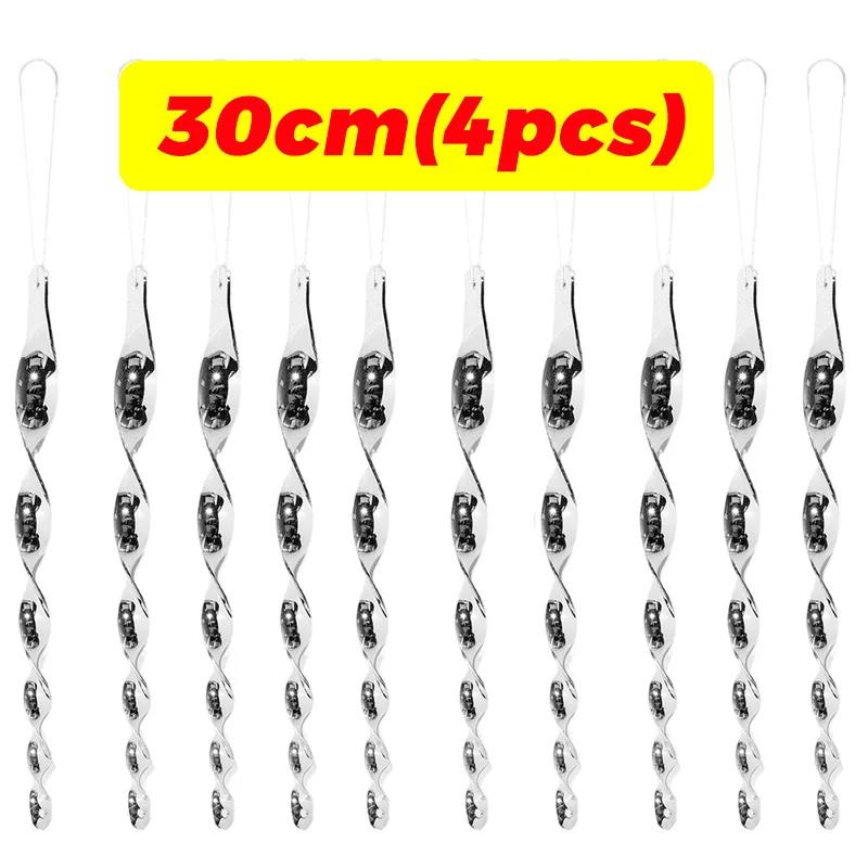 

Reflective Bird Repellent Wind Spiral Rotating Rods Hanging Ornaments Balcony Garden Decor Pigeons Birds Scare Repeller Sticks