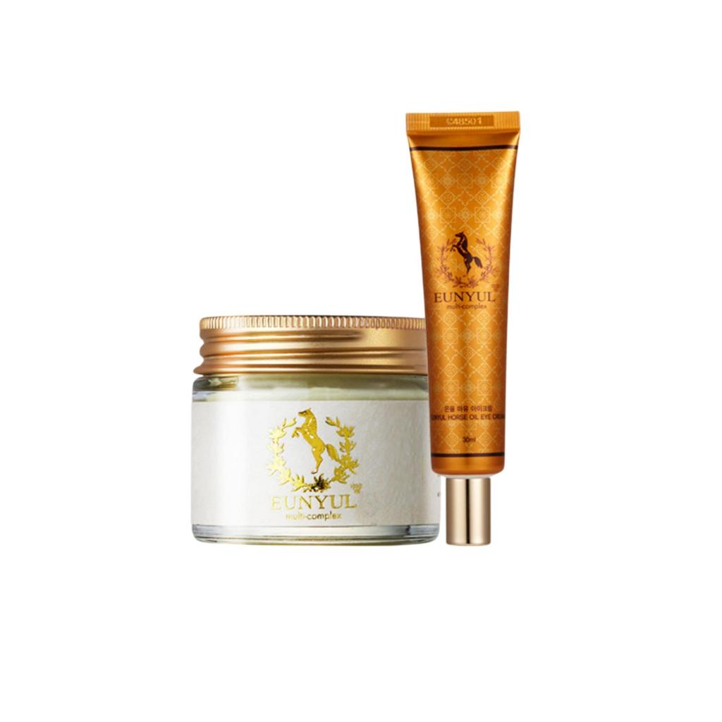 Eunyul Horse Oil Cream 70g & Eye Cream 30g Deep Moisture Skin Care Set K_Beauty