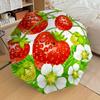 1PC Strawberry Flowers Umbrella-8-Rib Reinforced, Automatic Open, Lightweight & Durable, Cute Fashion Accessory for Outdoor-P67
