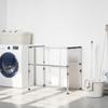 Clothes Dryer 83x(50 55)x(40 85) Cm Aluminium