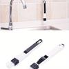Crevice Brush, Groove Brush | Window Groove Brush with Dustpan, Air Conditioner Groove Cleaning Brush, Kitchen Cleaning Tool Brush
