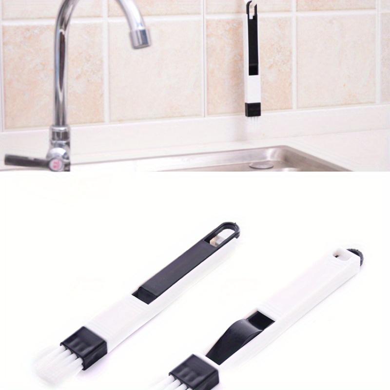 Crevice Brush, Groove Brush | Window Groove Brush with Dustpan, Air Conditioner Groove Cleaning Brush, Kitchen Cleaning Tool Brush
