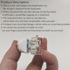 Cat Claw Button Cute Cat Claw Soft Silicone Decompression Test Axis Device Decompression Keychain Pendant Creative Relief Toy