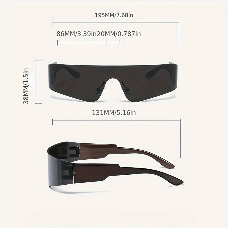 Fashionable Punk Sports Goggles With A Techy And Spicy Style Featuring A Frameless Design Popular In Europe And America.