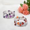 Flerlags Faux Turkis Armbånd Forskjellige Anheng Glans Polert Legering Vintage Stil Justerbart Armbånd Gave til Jubileum Bursdag