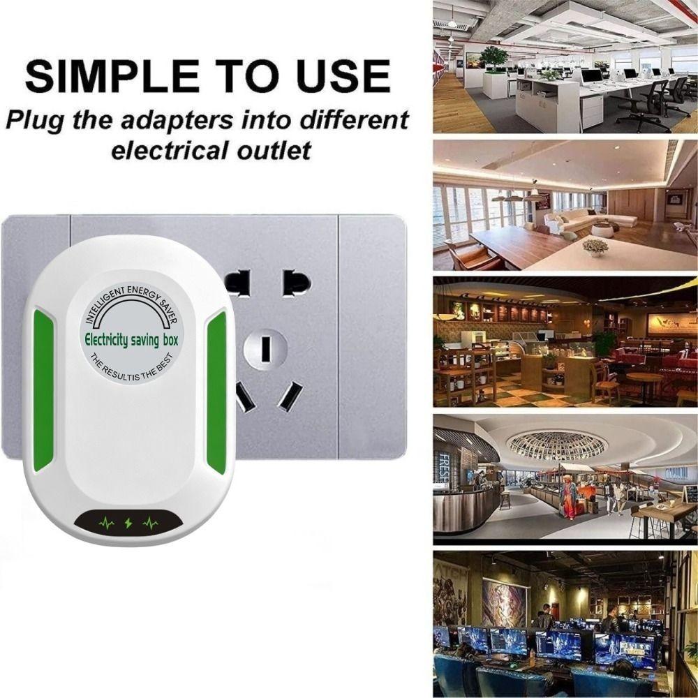 US/EU/UK Adapter Electric Energy Saver Stable Performance Energy-saving Appliance Household Use