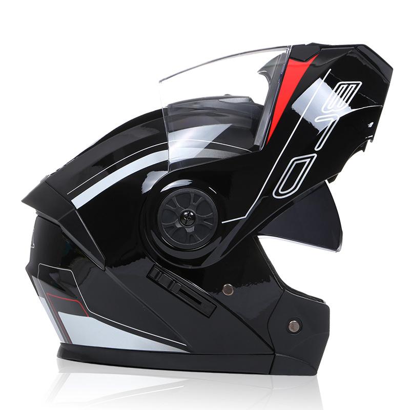 Flip Up Motorcycle Helmet Men Women Safety Downhill Motocross Racing Modular Personalised Full Face Casco Moto DOT Approved