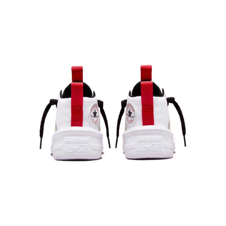 Converse Chuck Taylor All Star Ultra Easy-On Mid TD Branco Vermelho Universitário Ténis de Bebé Preto 772790C