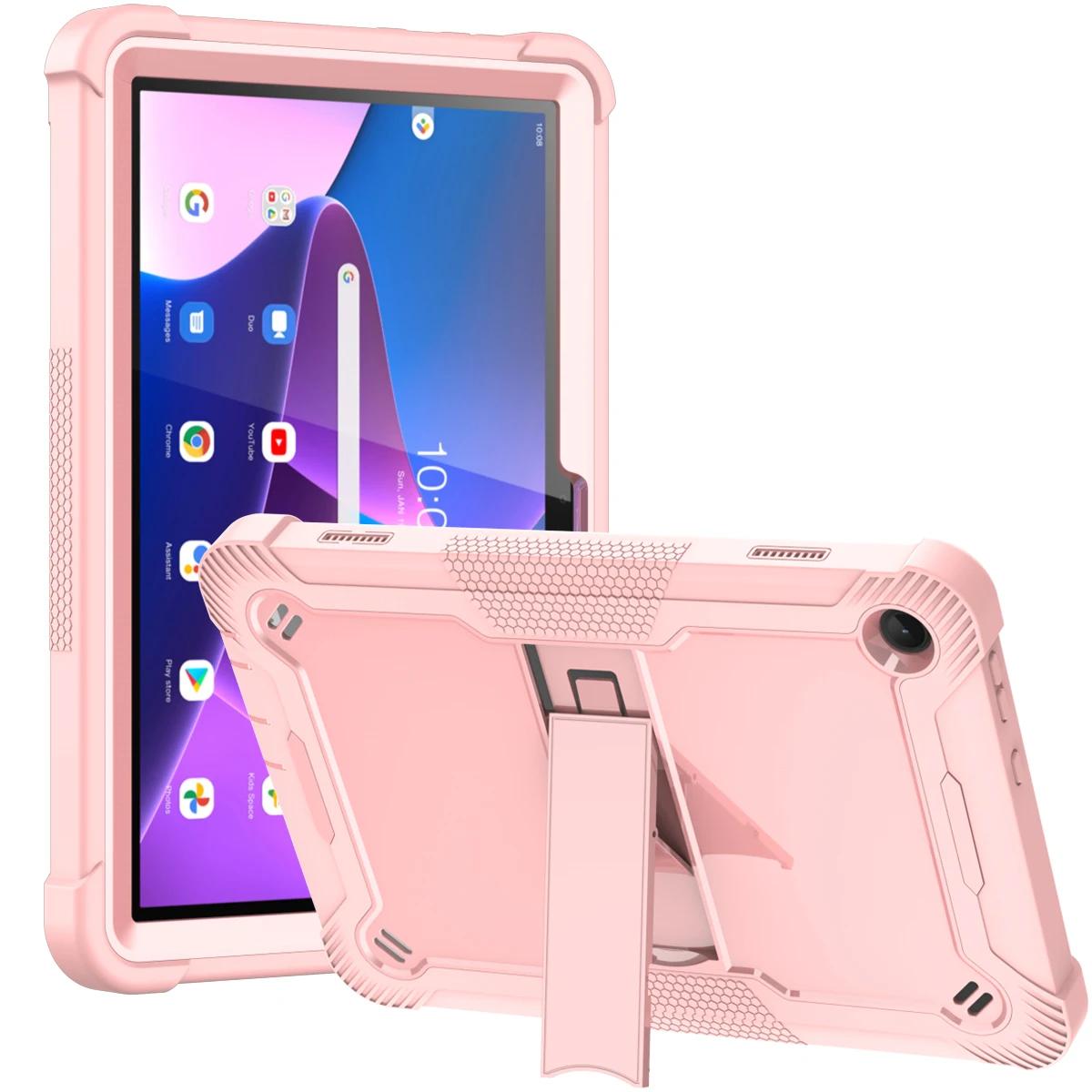 Armor Stand Hoesje Voor Lenovo Tab M11 M10 HD 2e Generatie X306F X606X M10 3e Generatie 10.1 TB-328FU Cover Tablet Tab M10 Plus 3e Generatie M10 Gen 3 10.1 TB328