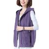 Women's Plus Size Stylish Corduroy Vest - 2026 Spring/Autumn Middle-Aged Mother Slimming Outerwear