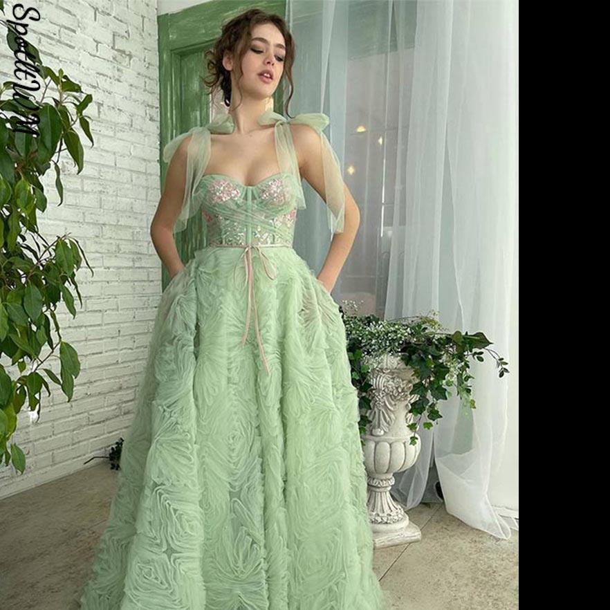 Cheap Women Fashion Sexy Gauze Sweet Dresses Female Elegant Spaghetti