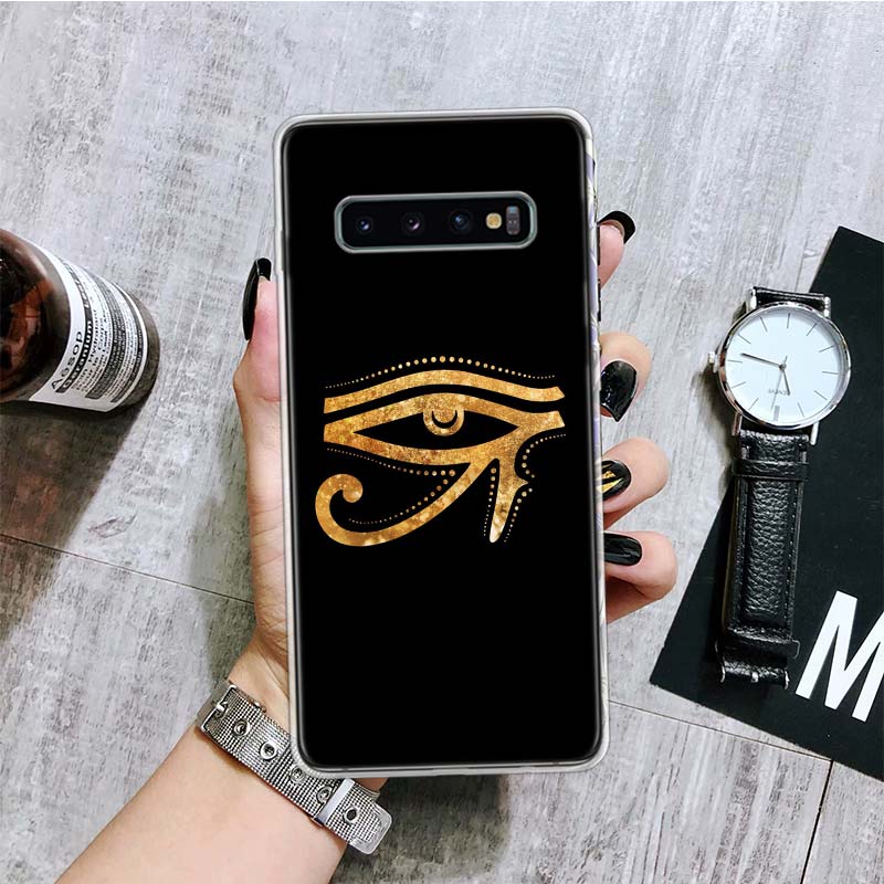 Egypt Nefertiti Anubis Ankh Phone Case For Samsung Galaxy S26 S25 Edge S24 S23 FE S22 Ultra S21 Plus S20 + Fundas Cover Coque Ga