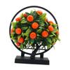 Künstlicher Orangenbaum im Topf ABS-Kunststoff Indoor Schreibtisch Bonsai Dekoration für Zuhause Büro Hochzeit Auslage