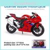 Motorcycle Model Alloy Toy With Inertia Function Design For Daily Gift Kids