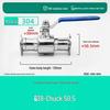 304/316 Stainless Steel Sanitary Quick Connect Ball Valve with Clamp