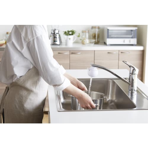 Kuritaq Roka Shower CP Water Purifier Faucet RSCP-3059, Approximately 6cm Wide X 6cm Deep X 5.5cm High