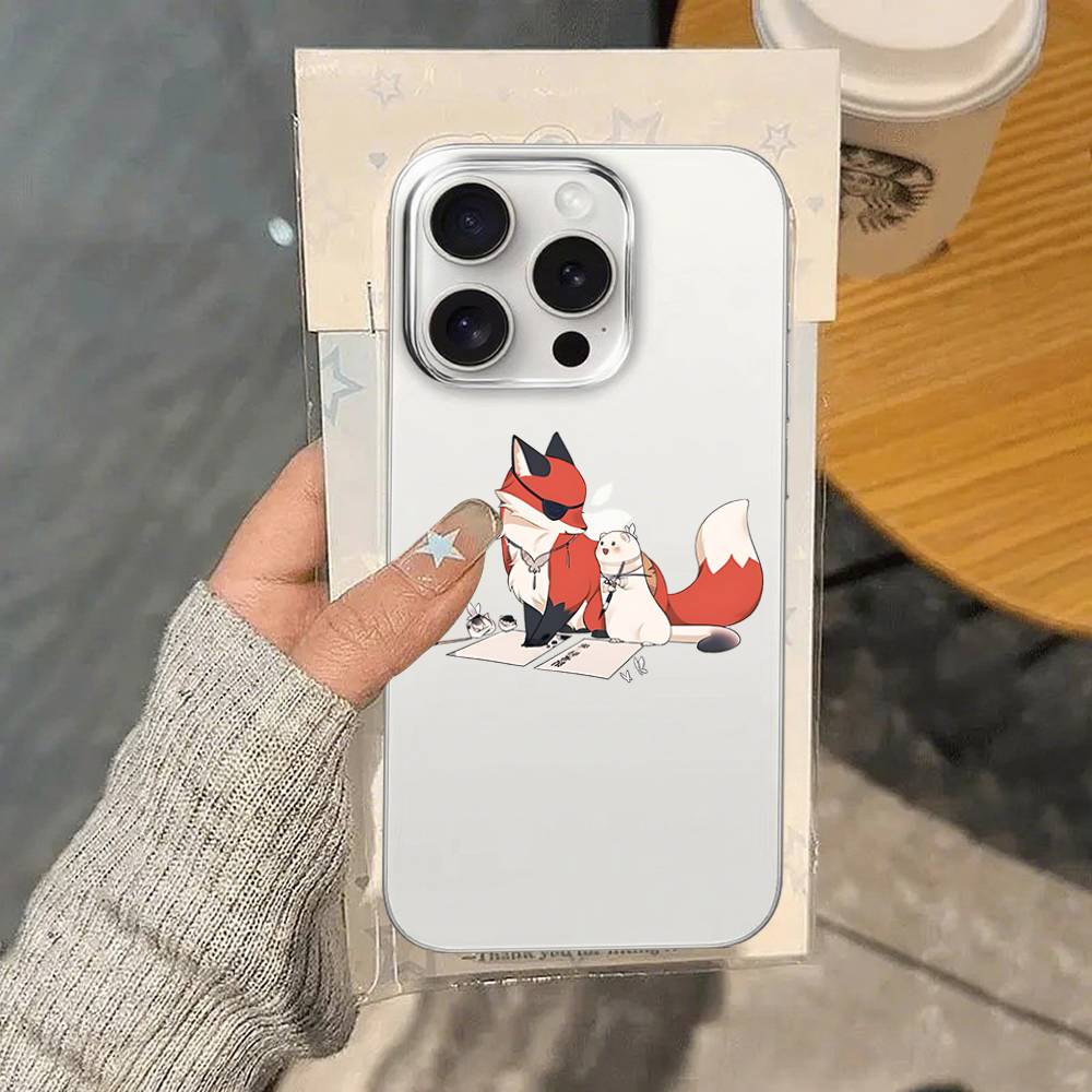 H-Heavens Officials Blessings Phone Case For IPhone 17/16/15/11/13/14 Pro Max Plus/X/Xr/Xs Max/12mini Air Transparent Clear