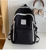 Student Schoolbag 2025 New Contrasting Color High-end Backpack Women's Large-capacity Casual Backpack
