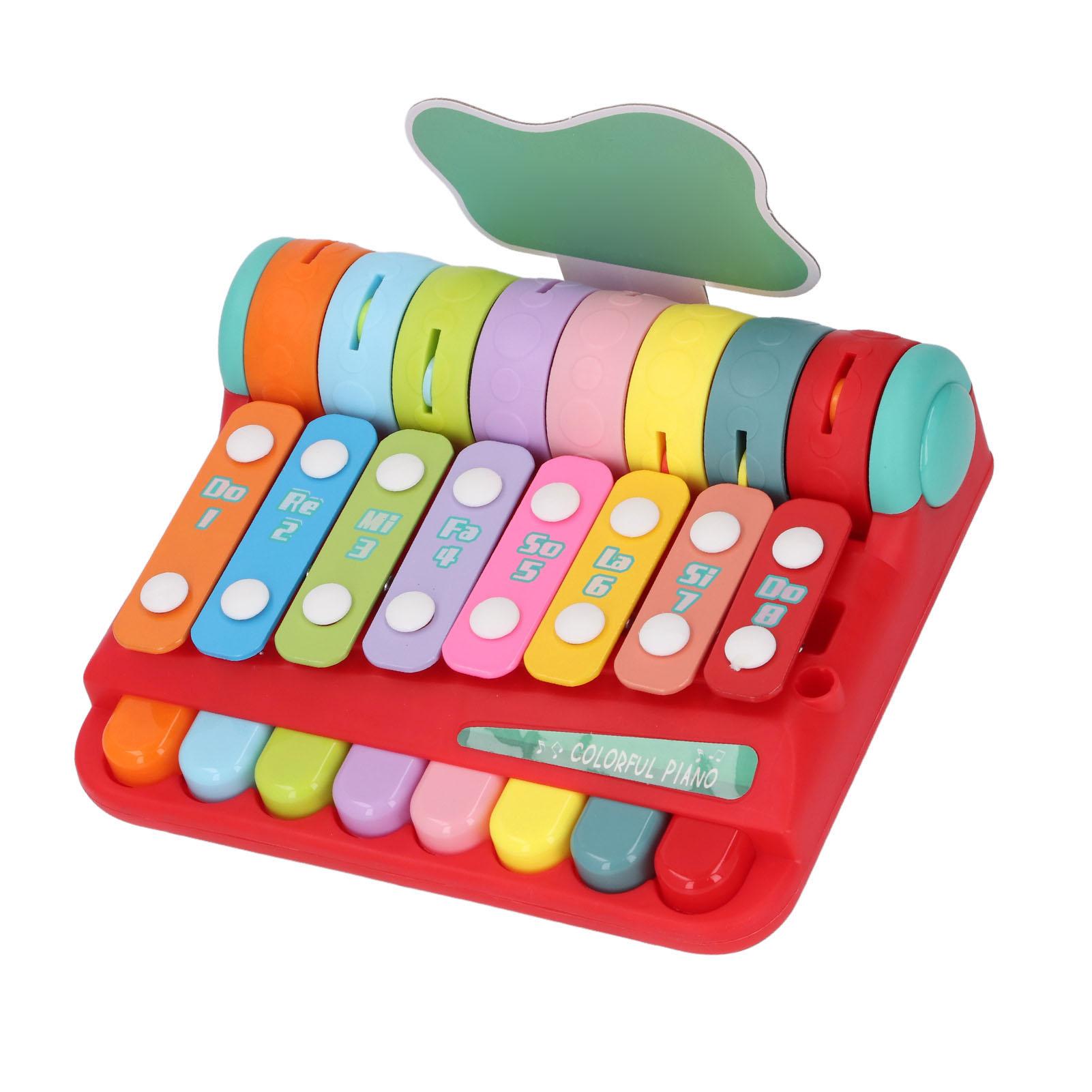 Hand Knocking Piano Toy Portable Baby Knocking Toy Multifunctional rly Lrning Educational Piano Toy for Children