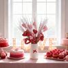 Romantic Heart Bouquet Branch Anti-splash Water Resin Artificial Twig Cutting Handicraft Exquisite