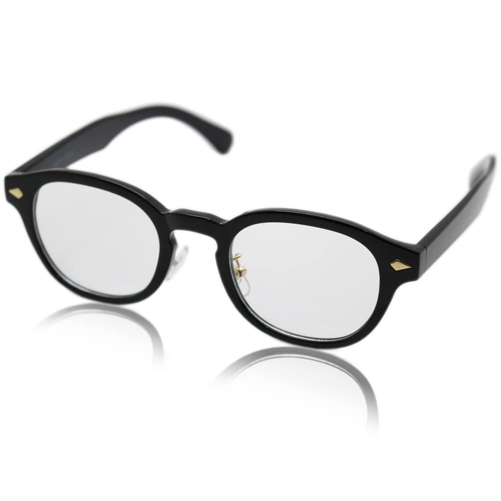 Reading Glasses Blue Light Cut Made In Made In Japan Wellington Boston Lightweight Glasses UV Protection [Eight Tokyo] Men's [Lens Sabae] Women's 2.0