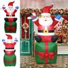 Christmas Inflatable LED Lights Santa Claus Ornament Cartoon Model Decor Home Outdoors Christmas New Year Decor