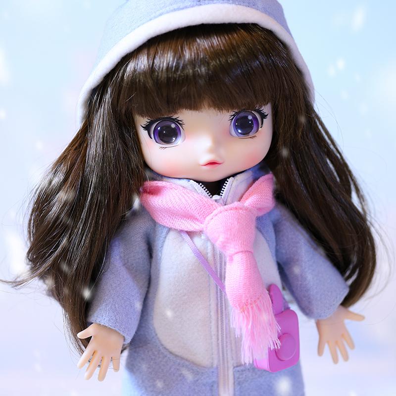 New POP MART Pop Mart Viya Doll Travel Summer/Winter Outfits 21cm Ball Jointed Dolls 21cm 201200347