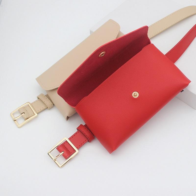 22 Women'S Belt Women'S Decorative Bag Belt Thin Mini Mobile Phone Key Small Waist Bag