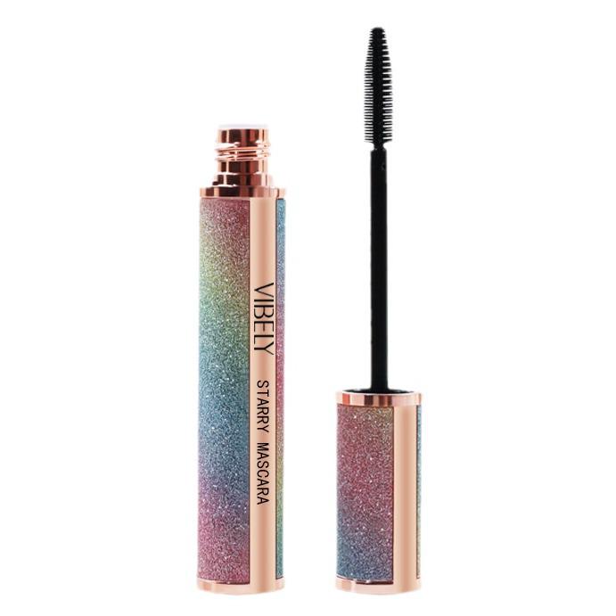 VIBELY Starry Sky Waterproof Lengthening Mascara - Thick, Curled, Sweat-Proof, Long-Lasting, Non-Smudging, Hot Selling.
