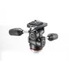 Manfrotto Basic 3-Way Head 804 Adapt with Quick Release Plate MH804-3W (Black/White)