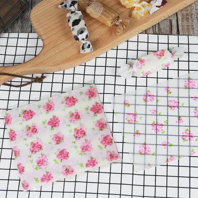 100 Stück/Los Süßigkeitenverpackungen Wachspapierbögen Backverpackung Nougat-Verpackungspapier für Weihnachten Hochzeit Geburtstagsparty