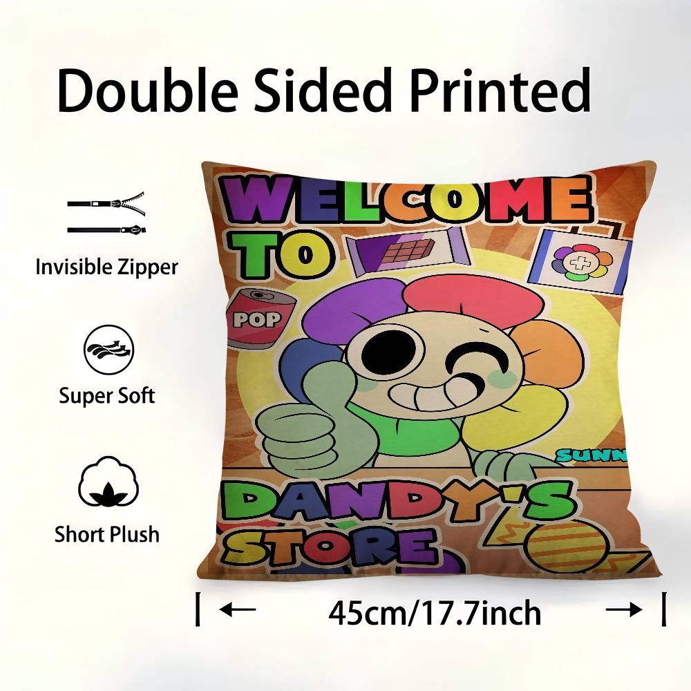 Game D-Dandys World Pillowcases Home Bedding Decorative Pillow Cover Wedding Super Soft Pillow Case