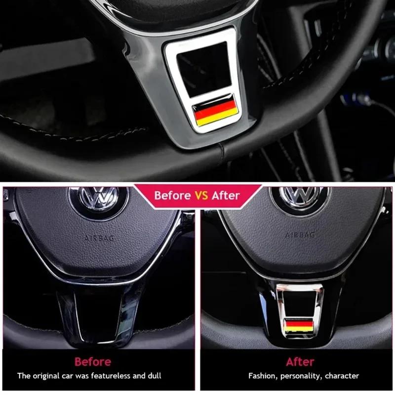 BRV1 VW GTI GOLF Valve Stems Caps 2026 Hot Volkswagen VW Hot Aerials Car Emblem Steering Wheel Cover Sticker For Volkswagen VW Golf P xh2