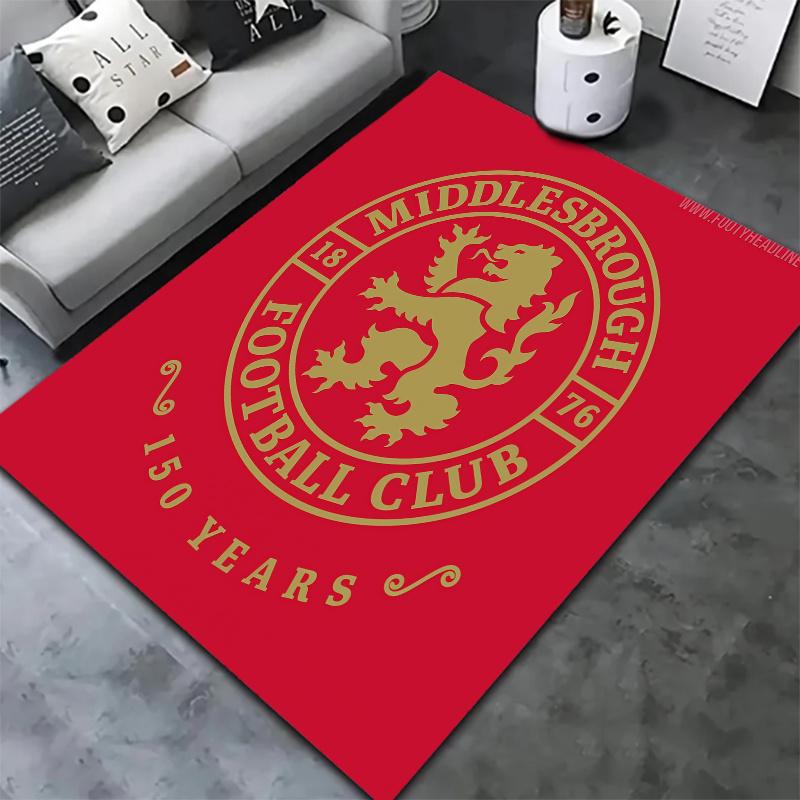Middlesbrough Carpet Rug for Living Room Bedroom Home Sofa Decoration,Kids play Nonslip Floor Mat