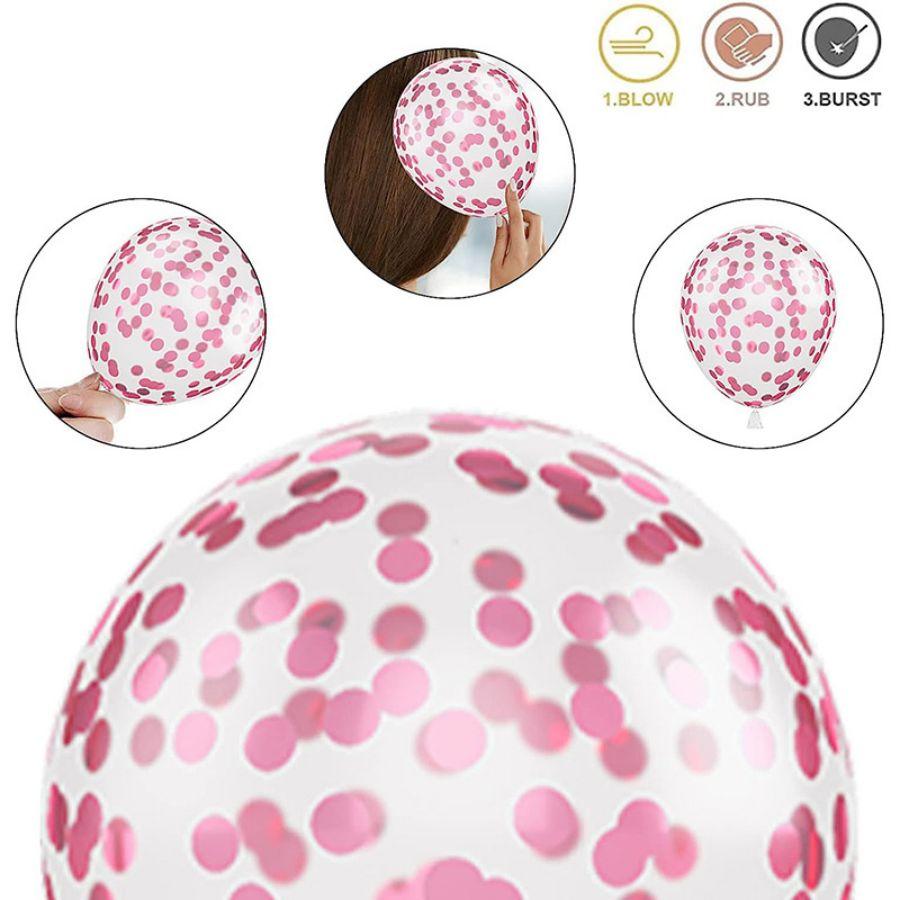 Balloons Wedding Party Supplies Baby Shower Valentine's Day Birthday Pink Happy Anniversary Decoration Girl Latex Child's Day