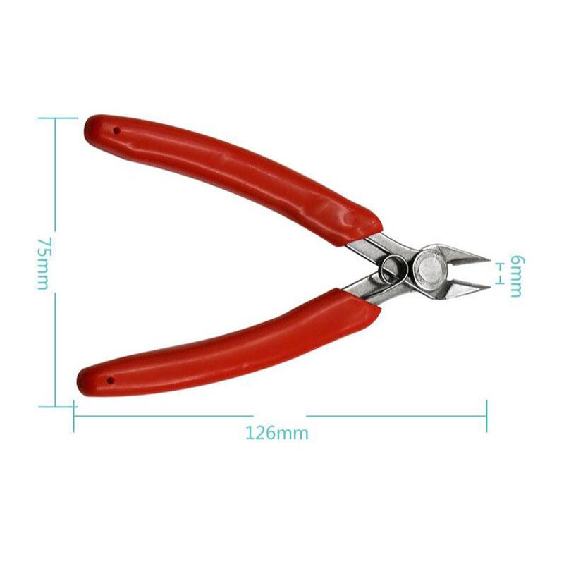 

Diagonal Pliers Stainless steel Pliers Electrical Wire Cable Cutters Cutting Side Snips Flush Pliers Nipper Tools Pack of 1 красный