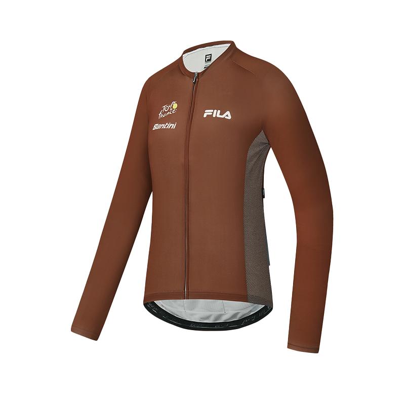 New FILA CYCLING Clothing Women's Camel Thorn Brown A11W538505FBN