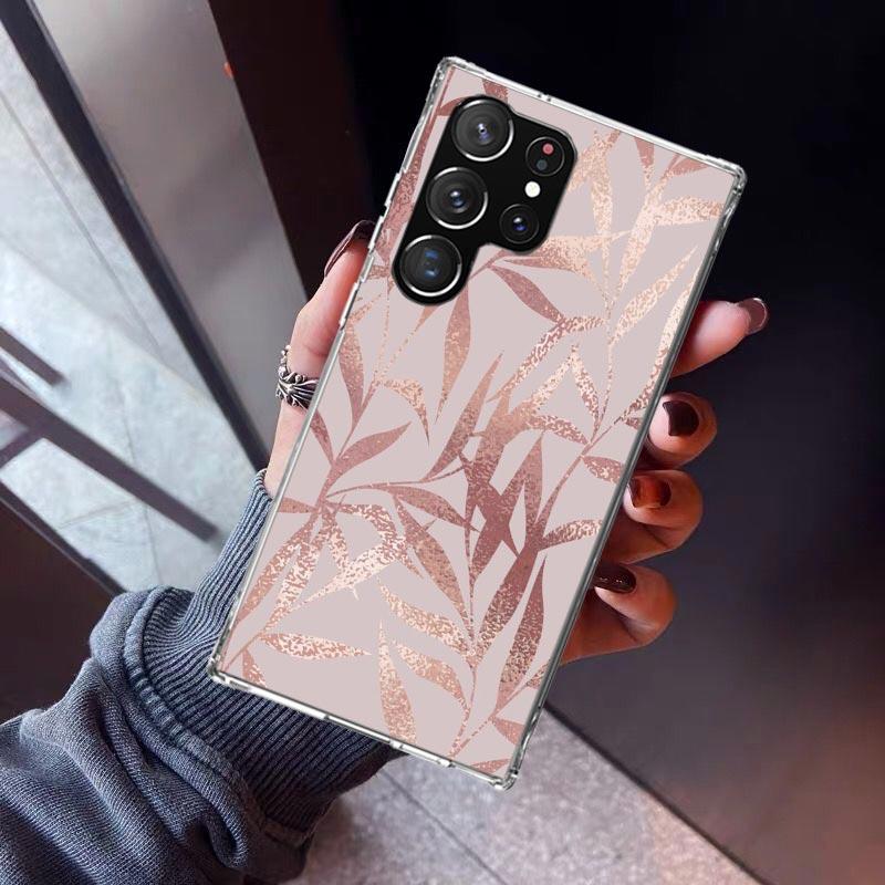 

Beautiful Rose Bling Picture Phone Case For Samsung Galaxy S23 S24 S25 Edge S26 Ultra S22 + S21 Plus S20 FE Cover Silicone Print Samsung S26 Ultra