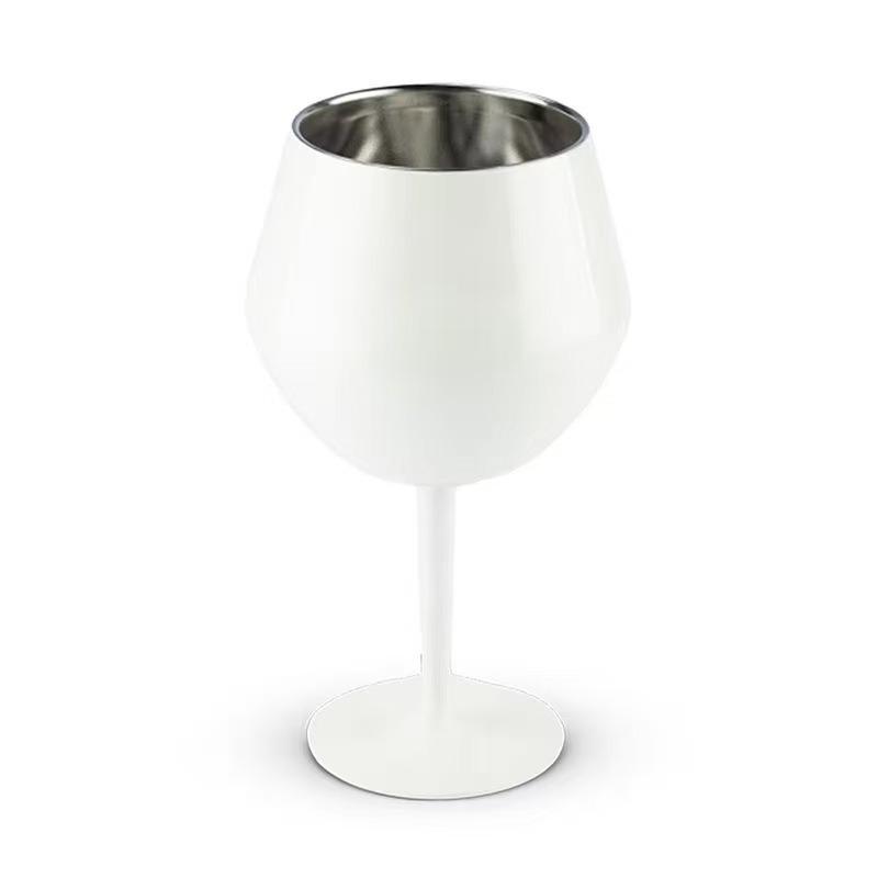 14oz Stainless Steel Double-layer Goblet Two-in-one Detachable Heat Cold Wine Glass Coffee Cup Kitchen Coffee Bar Accessories