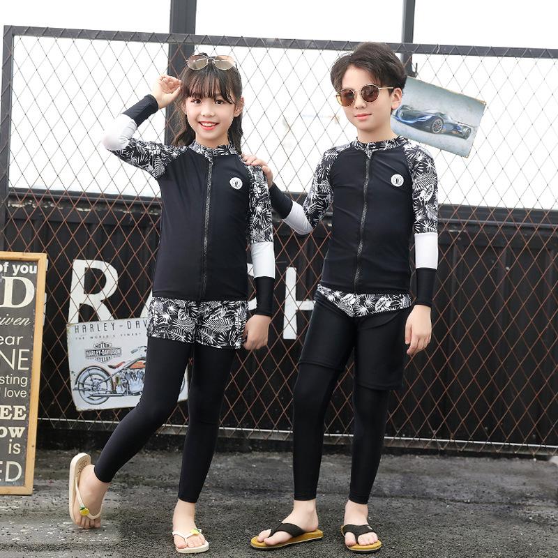 Parent-Child Quick-Dry UV Protection Snorkeling Swimsuit - Long Sleeve & Pants