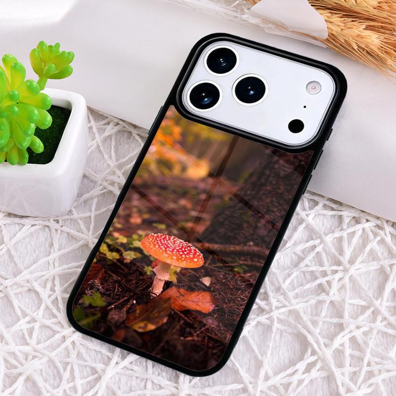 Mushroom Forest Shockproof Phone Case for iPhone 17 Air 16e 15 11 12 14 13 Pro Max Cover Coque