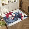 K-Kasane Teto Pink American Floor Mat Soft Thickened Absorbent Non-Slip Bedroom Living Room Door Mat Home Decor Flannel Rugs