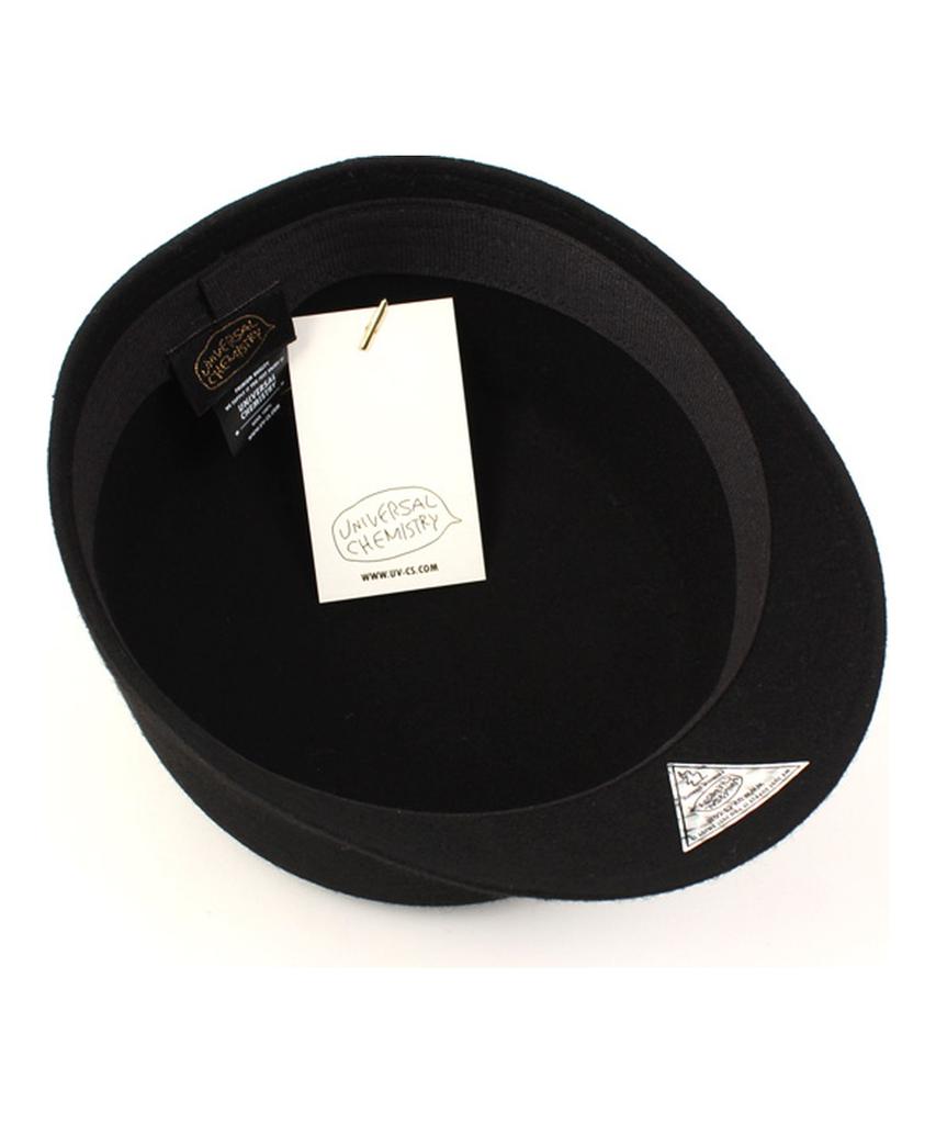 Yunibeosyeolkemiseuteuli Wool Black Riding Cap