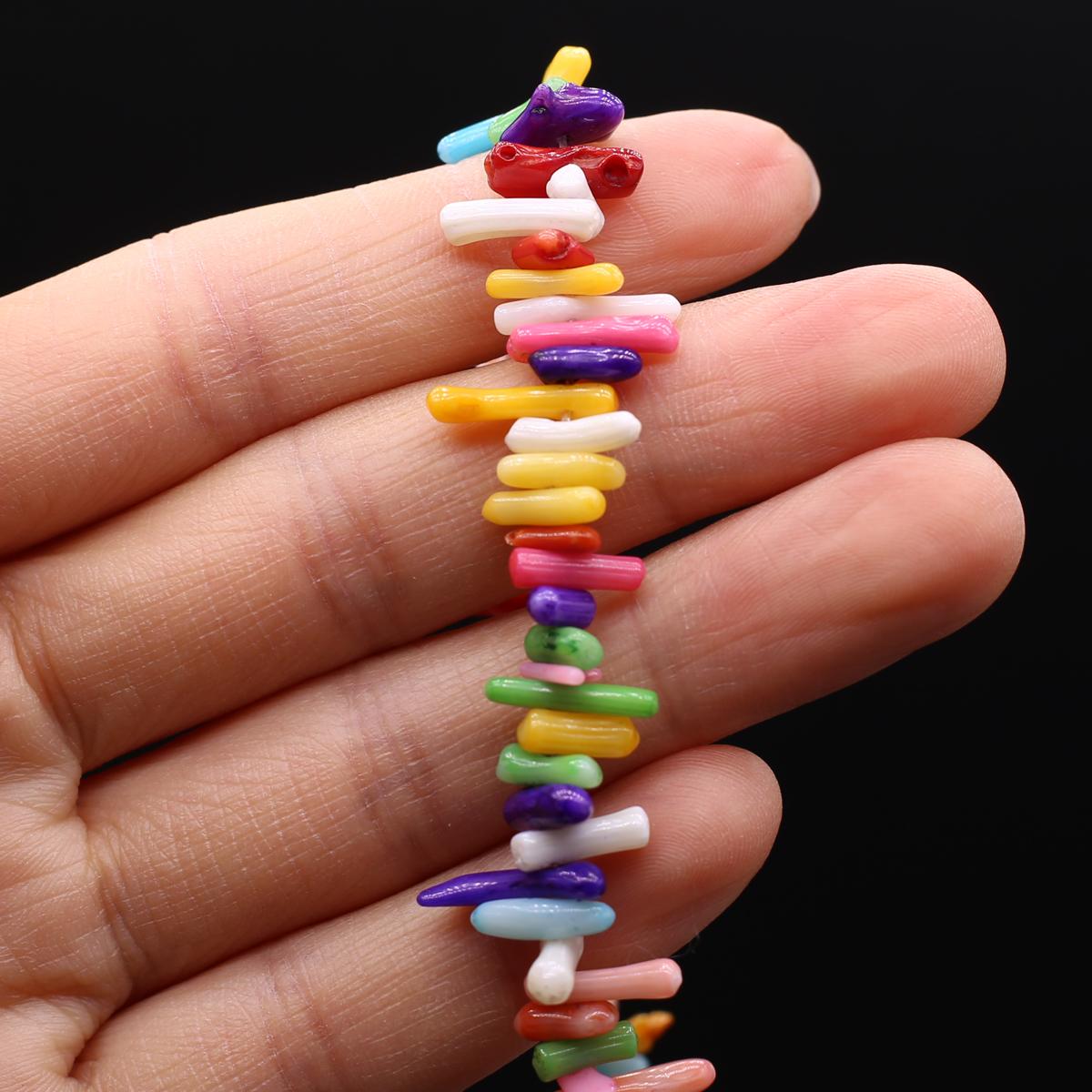 

Синтетические коралловые бусины из 1 нити диаметром 7-15 мм, маленькие саженцы в форме сквозного отверстия, свободные бусины-разделители для изготовления ювелирных изделий, аксессуары для ожерелья своими руками 7-15mm