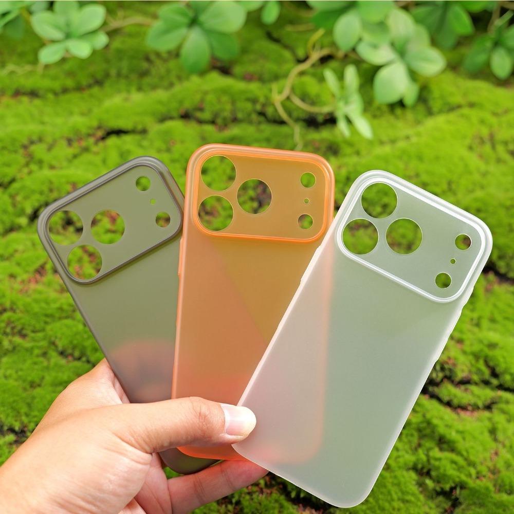 Luxus Ultra Dünnes 0,3MM PP Case für 17 Air 16 15 14 Plus 13 12 11 Pro Max Hart Klar Transluzent Kamera Schutzhülle