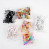 100pcs Colorful Acrylic Alphabet and Heart Beads for Children's Early Education and Crafting